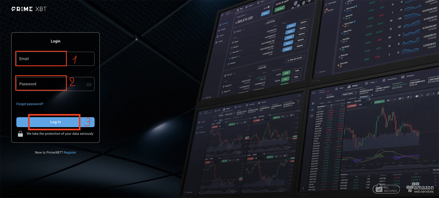 How to Login and Deposit in PrimeXBT