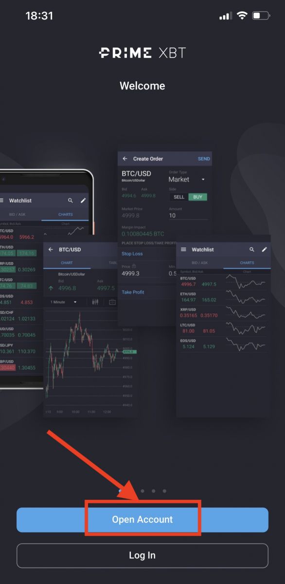 How to Register an Account in PrimeXBT